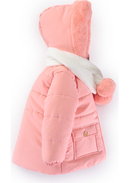 Özel Seri Soft Kumaş Trend Içi Kürklü Cepli Varaklı Kaşkollu-Kapüşonlu Kışlık Kaban-Mont fiyatları