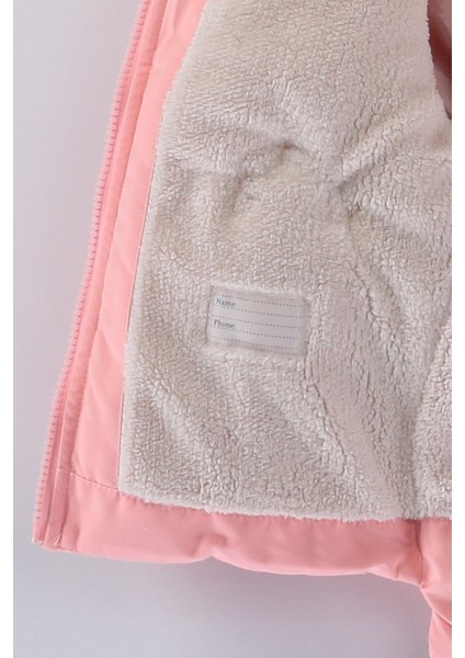 Yeni Trend Sevimli Baby Oyuncak Tavşan Içi Kürklü Soft Kumaş Cepli Kapüşonlu Kışlık Kaban-Mont modelleri