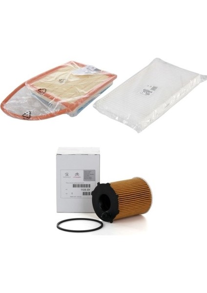 Citroen C3 Picasso 1.6 Hdi Euro 5 Filtre Bakım Seti Orijinal Psa 3lü