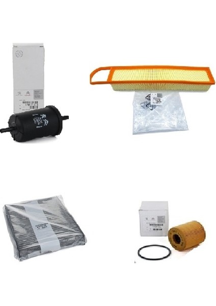 Citroen C4 1.4 Vti Benzinli Filtre Bakım Seti Orjinal Psa