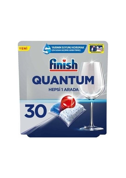 Quantum 30 Kapsül Bulaşık Makinesi Deterjanı Tableti ( 1 Adet )