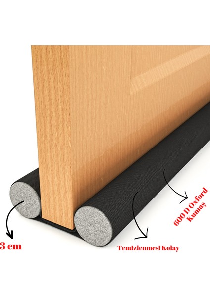 Çift Taraflı Kapı Altı Rüzgar Önleyici Kapı Stoperi Yalıtım Sağlayan Straforift Toz Rüzgar Önleyici Isı Yalıtım Süngeri modelleri