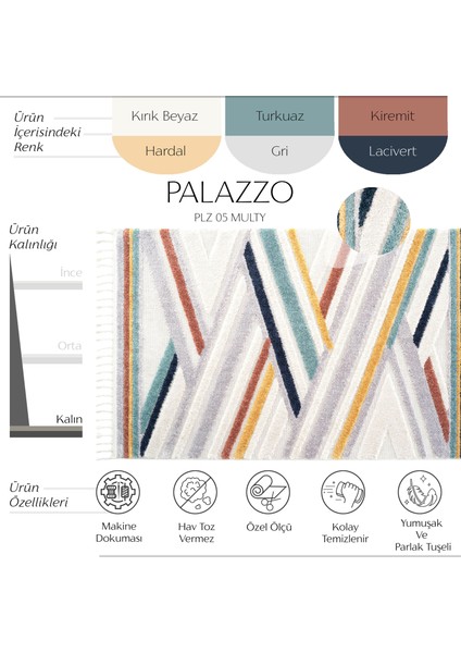 Palazzo 05 Multy Bukle Salon Halısı Hav Vermez Mutfak Halısı Çocuk Odası Halısı Koridor Kesme Yolluk fiyatları