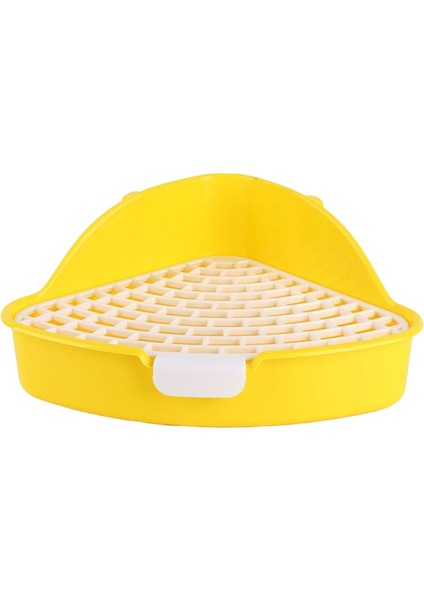 Tavşan Tavşan Kafesi Aksesuarları Sarı Için Üçgen Tavş Tava Tuvalet (Yurt Dışından)