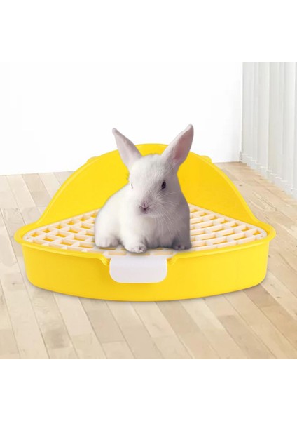 Tavşan Tavşan Kafesi Aksesuarları Sarı Için Üçgen Tavş Tava Tuvalet (Yurt Dışından) fiyatları