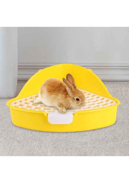 Tavşan Tavşan Kafesi Aksesuarları Sarı Için Üçgen Tavş Tava Tuvalet (Yurt Dışından) fırsatları