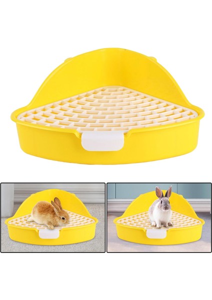 Tavşan Tavşan Kafesi Aksesuarları Sarı Için Üçgen Tavş Tava Tuvalet (Yurt Dışından) indirimleri