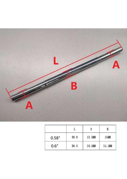 Yüksek Güçlü Golf Extender Golf Kulübü Rod Malzemeleri Paslamayı Önleme 30.9cm (Yurt Dışından)