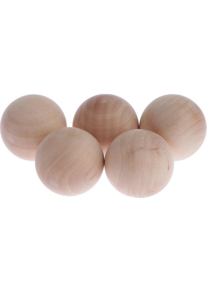 5 Ğaç Topları - 5cm/2inç Yuvarlak Kayın Ağı Topları (Yurt Dışından)