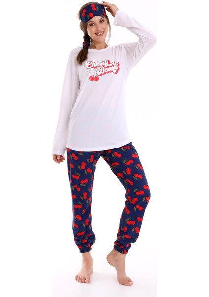 Kadın Pijama Takımı Uzun Kol Pamuklu Penye fiyatları