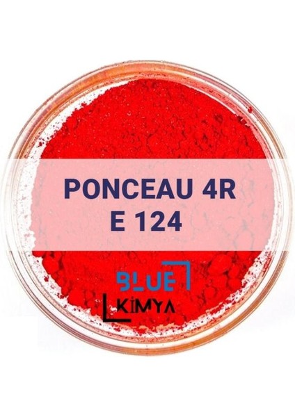 Ponceau 4r E124 Ponso 4r Kırmızı Toz Gıda Boyası 10 gr