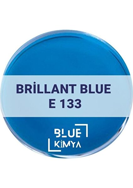 Blue Kimya Brilliant Blue E133 Mavi Toz Gıda Boyası 10 gr