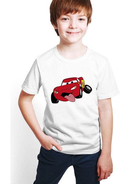 Cars Unisex Çocuk Tişört H011