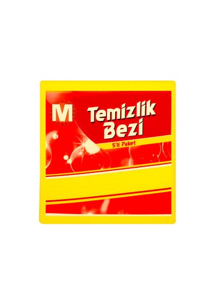 Temizlik Bezi 5'li ( 1 Adet )