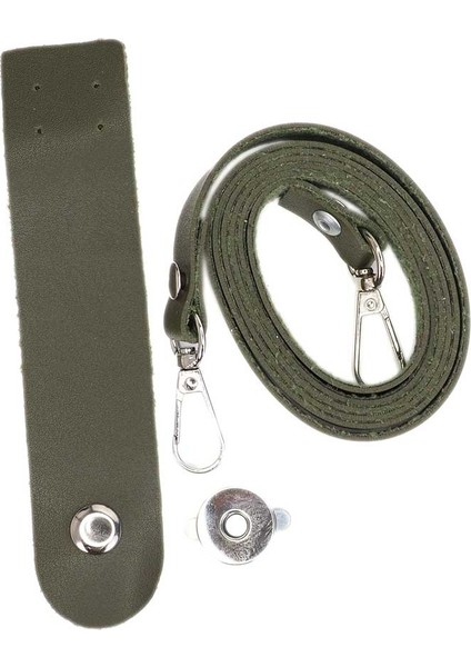 Telefon Çantası Seti 120CM Haki - Gümüş Kanca