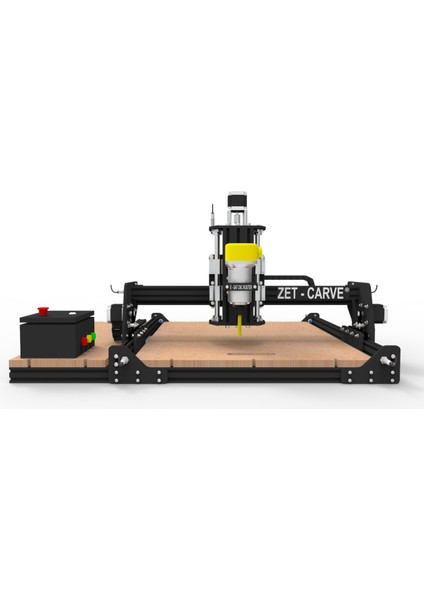 ZetCarve E-Sat M5 Model 5050 CM İşlem Alanlı Serisi Masaüstü Cnc Router Makinesi 2/3 Boyutlu İmalat İçin Bilgisayar Destekli Profosyonel Portable System