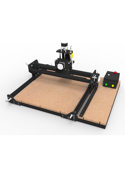 ZetCarve E-Sat M5 Model 5050 CM İşlem Alanlı Serisi Masaüstü Cnc Router Makinesi 2/3 Boyutlu İmalat İçin Bilgisayar Destekli Profosyonel Portable System