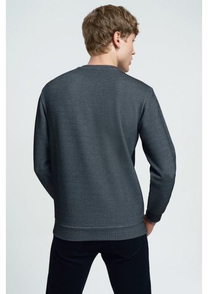 Erkek Siyah Regular Fit Erkek Sweatshirt LF2034053 fırsatları