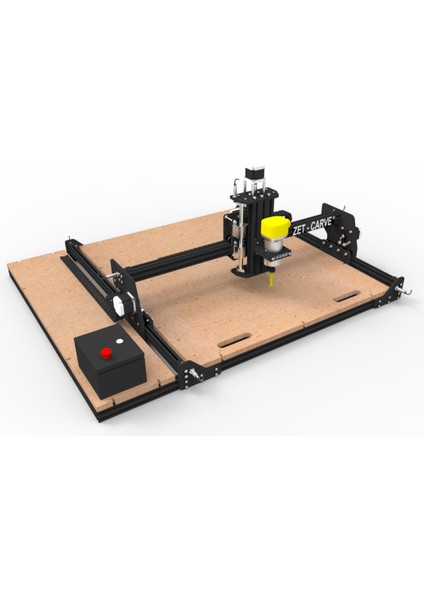 ZetCarve E-Sat M5 Model 7575 CM İşlem Alanlı Serisi Masaüstü Cnc Router Makinesi 2/3 Boyutlu İmalat İçin Bilgisayar Destekli Profosyonel Portable System