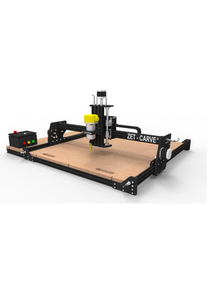 ZetCarve E-Sat M5 Model 7575 CM İşlem Alanlı Serisi Masaüstü Cnc Router Makinesi 2/3 Boyutlu İmalat İçin Bilgisayar Destekli Profosyonel Portable System