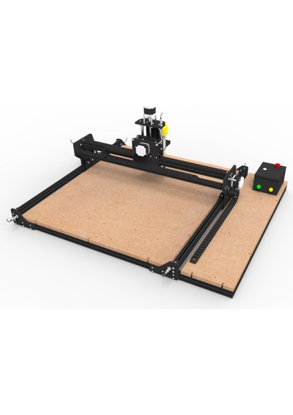 ZetCarve E-Sat M5 Model 7575 CM İşlem Alanlı Serisi Masaüstü Cnc Router Makinesi 2/3 Boyutlu İmalat İçin Bilgisayar Destekli Profosyonel Portable System