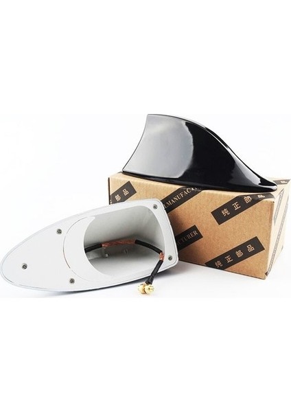 Renault Fluence Uyumlu Oto Balık Sırtı Anten Elektrikli Köpekbalığı Balina Tavan Anteni Siyah