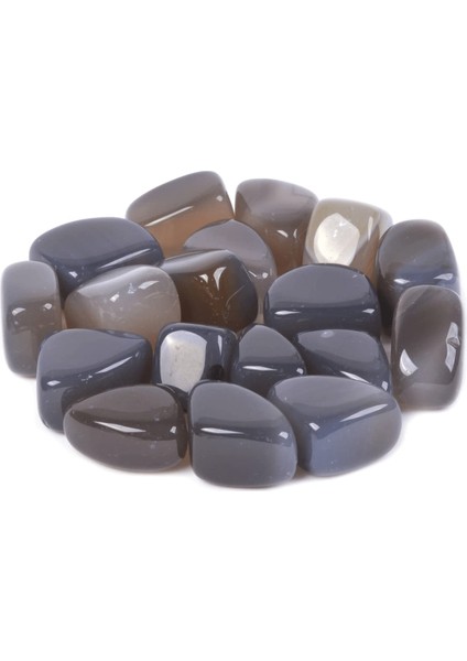 Sertifikalı Ham Tamburlanmış Doğal Gri Akik Taşı Kütle Parça fiyatları