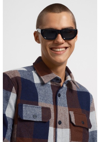 Erkek Gri Regular Fit Erkek Gömlek U.kol LF2033513