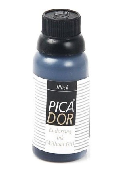 Istampa Mürekkebi Yağsız Picador 30 ml (Siyah) 2 Adet