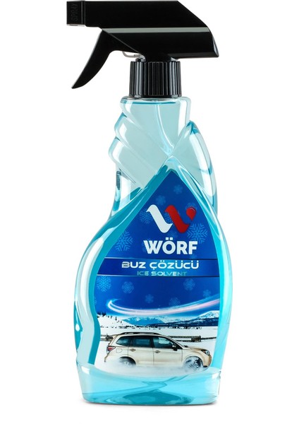 Wörf Buz Çözücü Sprey 500 ml Eko Seri 3 Lü + Pratik Buz Kazıyıcı