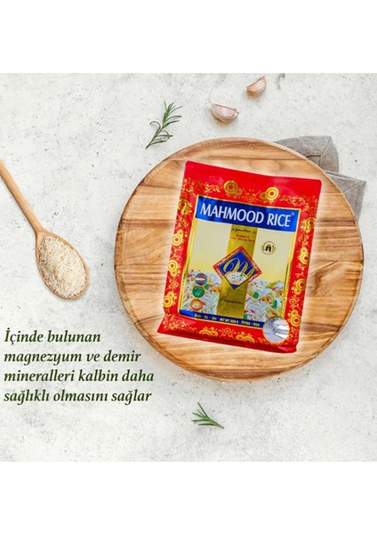 Mahmood Rice Basmati Pirinç 900 gr x 5 Adet