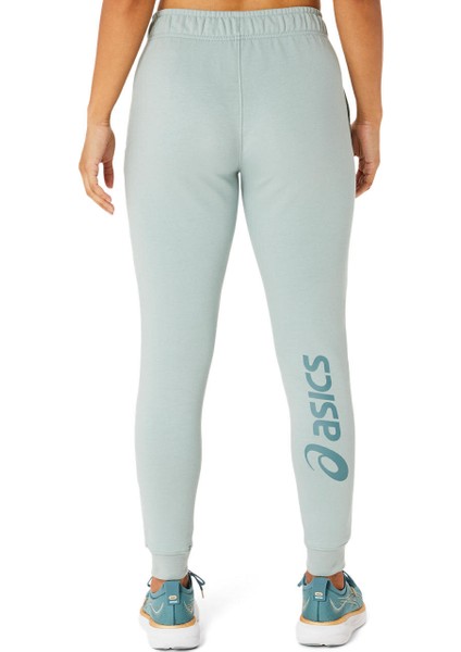 Asics Big Logo Sweat Pant Kadın Petrol Eşofman Altı 2032A982-405