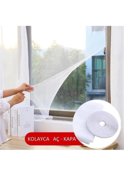 SilverStar Çift Kanat Cırtlı Sineklik Pencere Seti 125x150 cm