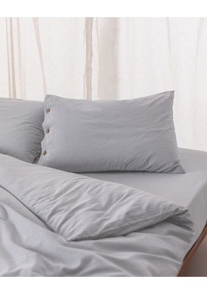 Linda King Size Yıkamalı Gofre Nevresim Takımı