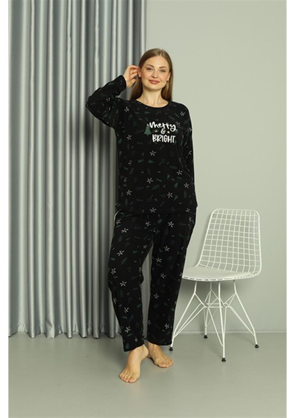 Welsoft Polar Kadın Büyük Beden Pijama Takımı 808043