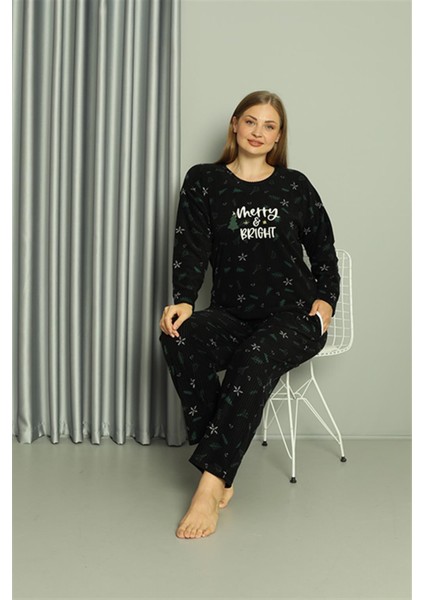 Welsoft Polar Kadın Büyük Beden Pijama Takımı 808043