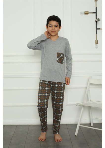 Erkek Çocuk Penye Pijama Takım 20387