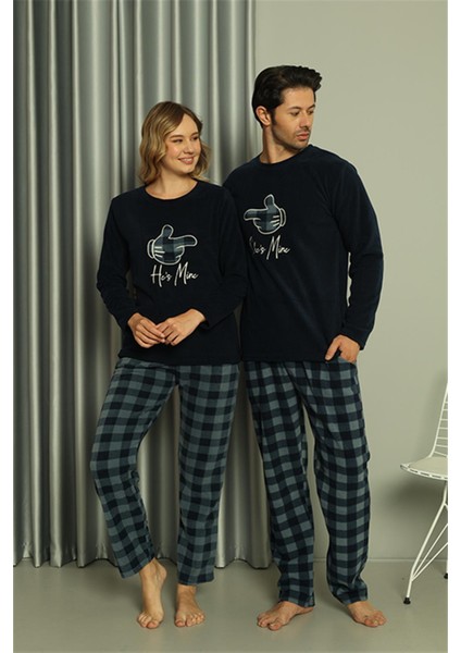 Welsoft Erkek Polar Sevgili Kombini Pijama Takımı 50123 Tek Takım Fiyatıdır