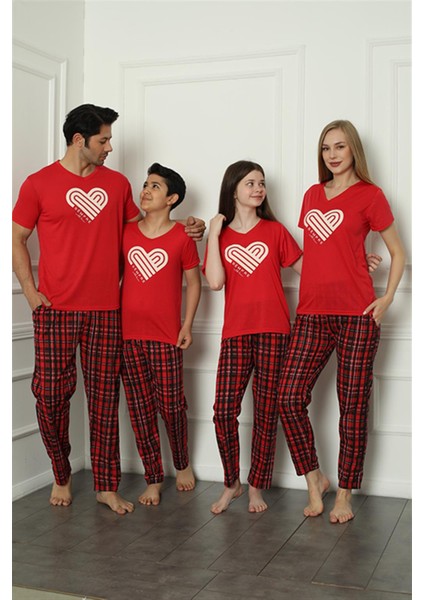 Aile Penye Pijama Takım (Anne - Kız ) 50114 fiyatları