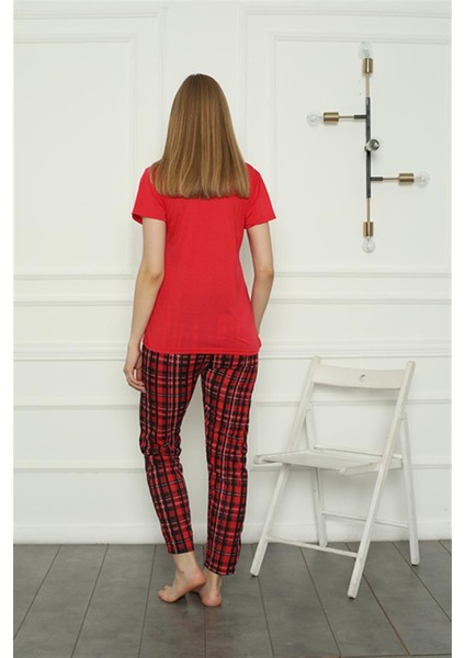 Aile Penye Pijama Takım (Anne - Kız ) 50114 indirimleri