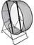 Demir Hamster Egzersiz Tekerleği Standı ile Domuzu Tekerleği 32X19X36.5 cm (Yurt Dışından) 2