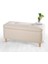 Lorence Home Rocio Sandıklı Bench Puf Krem 1