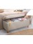 Lorence Home Rocio Sandıklı Bench Puf Kahve 4