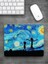 Van Gogh Yıldızlı Gece De Çocuklar Baskılı Dikdörtgen Mouse Pad 1