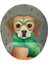 Hipster Köpek Bilek Destekli Mouse Pad 1