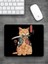Samuray Kedi Baskılı Dikdörtgen Mouse Pad 1