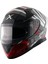 Apex Hex-2 Kask Cool Grey Red Gloss 5