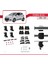 Hyundai I10 (Ia) 2013-2017 Arası ile Uyumlu Ace-4 Ara Atkı Tavan Barı Gri 5
