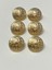 Trençkot ve Blazer Ceket Düğmesi Takımı Gold 2,3 cm / Arma Model 2
