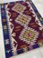 El Dokuma Sıfır Kilim 97X140 Bordo %100 Yün Saçaklı Kilim ! 2